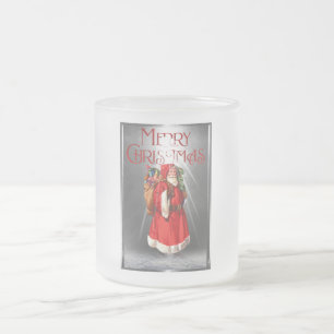 Merry Kerstmis Santa Design Matglas Koffiemok