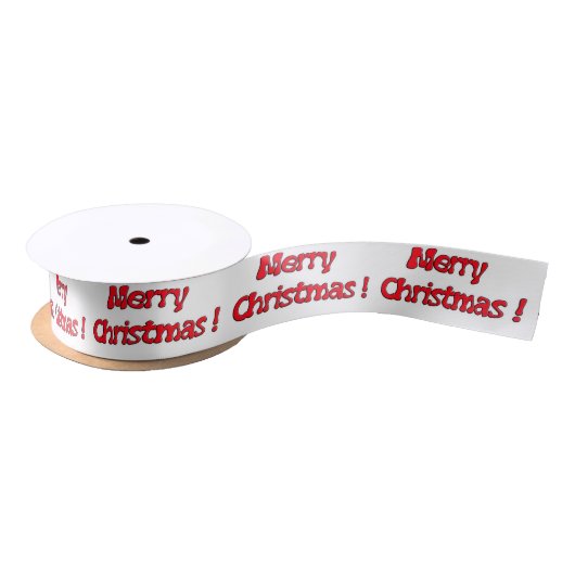 Merry Kerstmis satan Ribbon Lint (Spoel)
