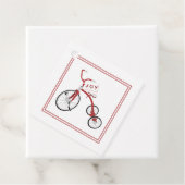 Merry Kerstmis  Tricycle Joy Gift Label (In situ)