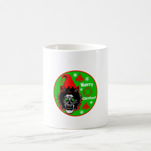Merry Kerstmis Zombie Green Eyes stijl 3 Koffiemok