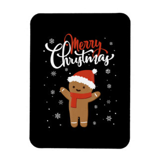 Merry kerstontbijkerbrood | kerstkoekje magneet