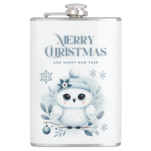 Merry Kerstoowl Heupfles