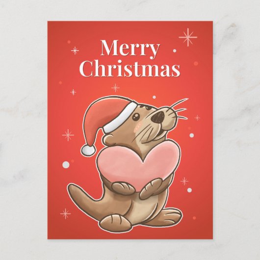 Merry Kerstotter Briefkaart (Voorkant)