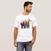 Merry Kerstparals T-shirt (Voorkant volledig)
