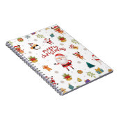 Merry Kerstpatroon Notitieboek (Rechterzijde)
