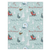 Merry-kerstpatroon Tafelkleed (Voorkant)