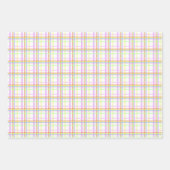 Merry Kerstpattern Rainbow Blush Pastel Inpakpapier Vel (Voorkant 2)