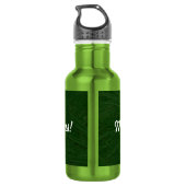 Merry-kerstpine-structuur dicht waterfles (Achterkant)