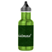 Merry-kerstpine-structuur dicht waterfles (Rechts)