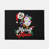 Merry Kerstpinguin Deurmat (Voorkant)