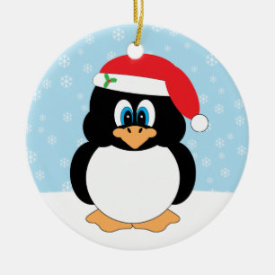 Merry Kerstpinguin Ornament