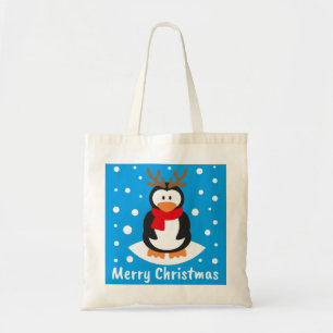 Merry Kerstpinguin Tote Bag