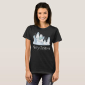 Merry Kerstpinguins Polar Beer Pop Chris T-shirt (Voorkant volledig)