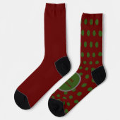 Merry Kerstpoka Dot Mismatch Socks Sokken (Links)