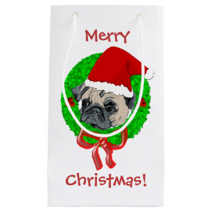 Merry Kerstpug Klein Cadeauzakje