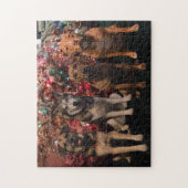 Merry Kerstpups Puzzle Legpuzzel (Verticaal)
