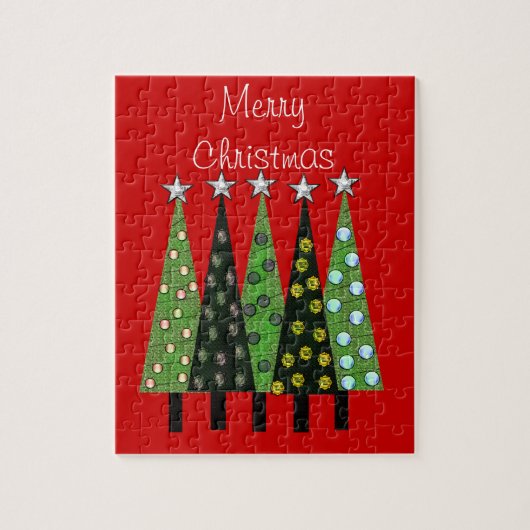 Merry Kerstpuzzle Legpuzzel (Verticaal)