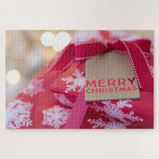 Merry Kerstpuzzle Legpuzzel (Horizontaal)