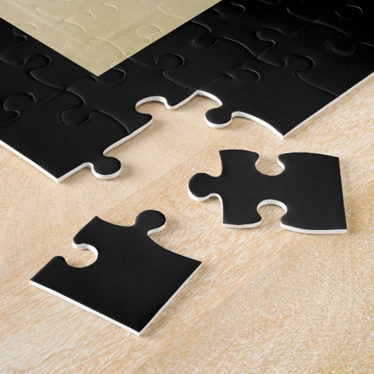 Merry-kerstpuzzle-ontwerp Legpuzzel (Zijkant)