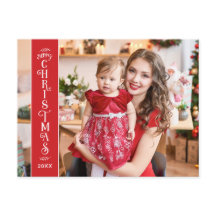 Merry Kerstred 2 foto's familie