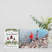 Merry KerstRed Buffalo Pset Gnomes Greenery (Staand voorkant)