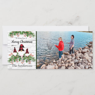 Merry KerstRed Buffalo Pset Gnomes Greenery