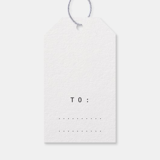 Merry Kerstreindeer Champaigne Gold Grey Cadeaulabel (Achterkant)