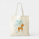Merry Kerstreindeer Dog | FEESTDAGEN Tote Bag (Achterkant)