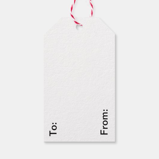 Merry KerstrenDER rood script Cadeaulabel (Achterkant)