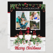 Merry kerstrode Pet Buffalo Pset Gnomen (Voorkant / Achterkant)