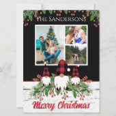 Merry kerstrode Pet Buffalo Pset Gnomen (Voorkant)