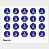 Merry Kerstroze Tree Sticker (Vel)