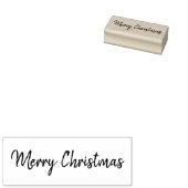 Merry KerstRubber Stamp Rubberstempel (Gestempeld)