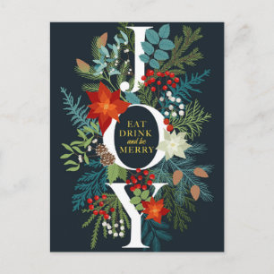 Merry Kerstry JOY Corporate Greeting Briefkaart