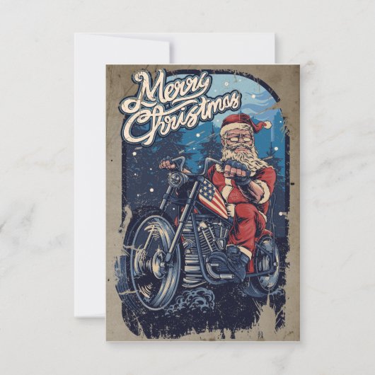 Merry KerstSanta Biker USA (Voorkant)