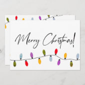 Merry kerstscript feestdagen, bedrijf (Voorkant / Achterkant)