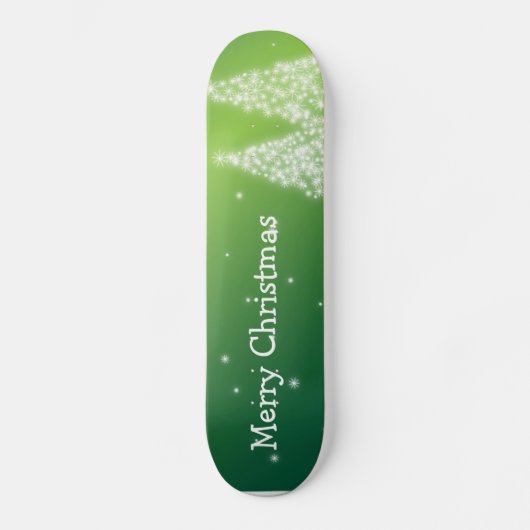 Merry Kerstskateboard Skateboard (Voorkant)