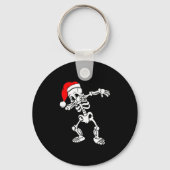 Merry Kerstskeleton Sweater Sleutelhanger (Voorkant)