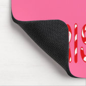 Merry kerstsnoe Cane Font Muismat (Hoek)