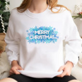 Merry Kerstsnowflake Trui