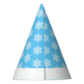 Merry kerstsnowflakes, gepersonaliseerd feesthoedjes (Achterkant)