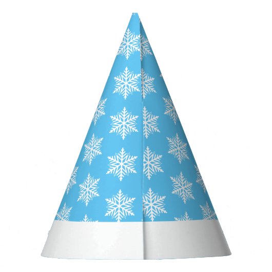 Merry kerstsnowflakes, gepersonaliseerd feesthoedjes (Achterkant)