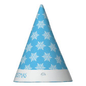 Merry kerstsnowflakes, gepersonaliseerd feesthoedjes (Rechts)