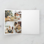 Merry Kerstsnowy Owl Gepersonaliseerd Feestdagen Kaart (Binnen)