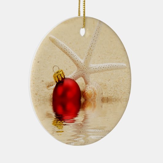 Merry KerstStarfish Ornament (Rechts)