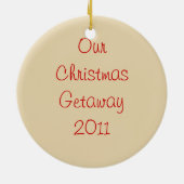 Merry KerstStarfish Ornament (Achterkant)