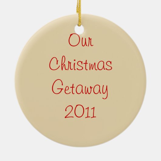 Merry KerstStarfish Ornament (Achterkant)