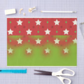 Merry Kerststars Pattern Tissuepapier (Craft)