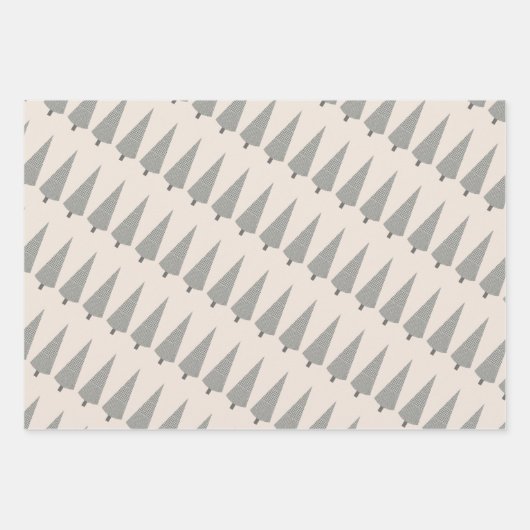 Merry Kerststooth Tree Patroon Inpakpapier Vel (Voorkant 3)