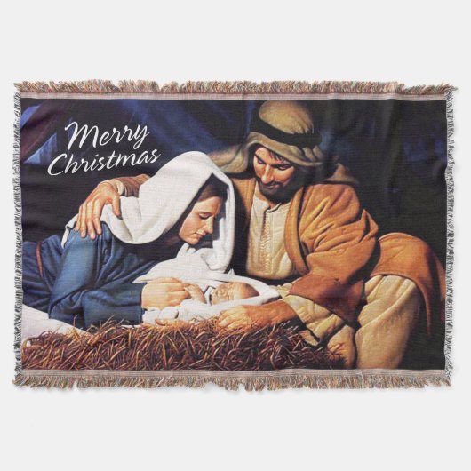 Merry kersttrow Blanket Deken (Voorkant)